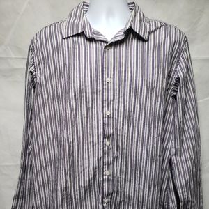 Mens claiborne button down dress shirt XL